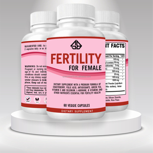 Complément alimentaire d'acide folique OEM pour la fertilité des hommes et des femmes, 60 capsules. - Product Image 2