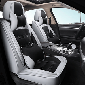 Housses de siège de voiture en cuir PU, couvre-siège pour véhicule, taille universelle, de haute qualité, pour la plupart des marques automobiles, meilleure vente, - Product Image 1