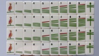 Tuiles de Mahjong Américain Personnalisées en Gros avec Règles Illustrées, Joker, Adaptées aux Débutants, Tuiles à Vent Cousues, Matériau Acrylique, Tuiles OEM