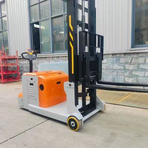 מלגזה חשמלית מסוג Iso Ce Msds 1T 3.5 מטר 500 קילוגרם עם סוללת עופרת-חומצה, טעינה עצמית, הרחקה, VNA, תלת כיוונית, עומק כפול - Product Image 3