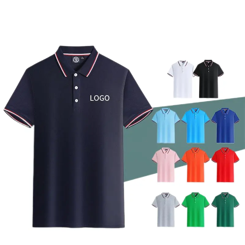 Hoge Kwaliteit Oem Op Maat Bedrukt Logo Plus Size Heren Poloshirt Unisex Uniform Sneldrogend Heren Golfpoloshirt