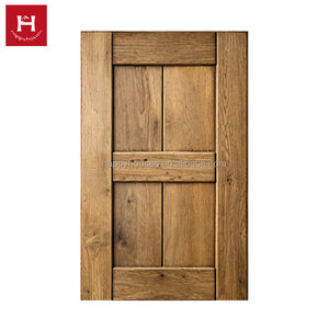 Collection de portes de cuisine rustiques en bois massif Happy Houses, style ferme, rivetées/lamelles/à croisillons, pour projets de portes de grange - Product Image 3