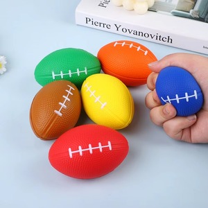 Pelota Antiestrés de Rugby Texturizada, Mini Balón de Fútbol, Juguete Sensorial para Regalo de Fiesta Deportiva - Product Image 2