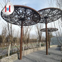 Tôle de bardage en acier Corten de 0,8 mm, tôle d'acier patinable, plaque Corten B 1220x2440 mm pour façade de structure de stationnement