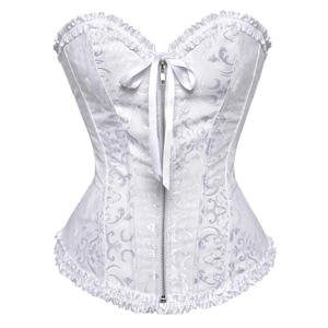 Ecoparty HOT Sexy Lingerie <span class=keywords><strong>Senza</strong></span> <span class=keywords><strong>Spalline</strong></span> In Raso Burlesque Frontale in metallo Disossato Il Corsetto Più <span class=keywords><strong>Bustier</strong></span> - Product Image 1
