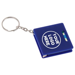 Bulk Square Tape Measure Keychain with Spirit Level Indicator Portable Pocket Measuring Tape Key Ring Multi Tool Unit - Product Image 5