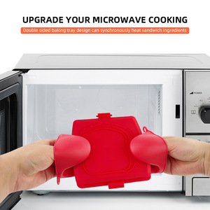 Bandeja <span class=keywords><strong>para</strong></span> Hornear Sándwiches de Silicona Cuadrada, Apta <span class=keywords><strong>para</strong></span> <span class=keywords><strong>Microondas</strong></span>, <span class=keywords><strong>para</strong></span> Hacer Sándwiches y Pan - Product Image 2