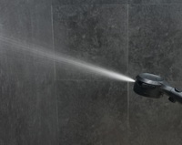 Filtre de pulvérisation filtré à 4 fonctions Pommeau de douche Pommeau de douche haute pression Affichage numérique Température Pommeau de douche à main