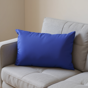 Cuscino Elastico di Alta Qualità in Tessuto Elasticizzato Blu Navy 40*60 Cuscini e Guanciali di Lusso - Product Image 2