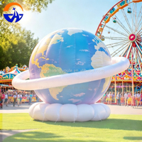 Modèle gonflable géant de la planète Chenghuang 2026 pour la décoration et l'accessoire d'ambiance des activités commerciales et la présentation esthétique