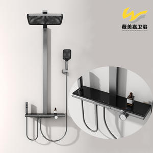 Grifo de Ducha de Pared con Cuatro Funciones y Temperatura Constante de 38 Grados, Incluye Cabezal de Ducha con Pistola Rociadora - Product Image 6