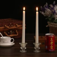 Candelabro de vidrio INS Simple personalizado, Base de cera para el hogar, mesa romántica, vela, mesa, decoración creativa para el hogar