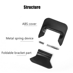 Support en ABS <span class=keywords><strong>Invisible</strong></span> à Angle réglable pliable, nouveau Design de support pour ordinateur portable avec coussin de refroidissement antidérapant - Product Image 5