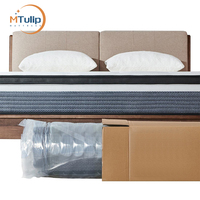 Matelas à ressorts ensachés compressés en boîte, tailles King, Queen et Simple, nouvelles marques, matelas à ressorts ensachés en mousse à mémoire de forme