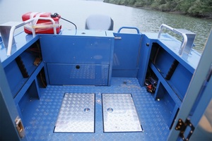 เรือยอชท์มินิอลูมิเนียมแบบ V Hull พร้อมห้องโดยสารสำหรับการเดินทางทางทะเล ลดราคา - Product Image 3