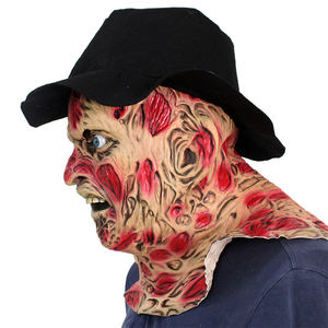 <span class=keywords><strong>Máscara</strong></span> realista para adultos, disfraz <span class=keywords><strong>de</strong></span> fiesta <span class=keywords><strong>de</strong></span> Horror, <span class=keywords><strong>máscara</strong></span> Deluxe <span class=keywords><strong>de</strong></span> <span class=keywords><strong>Freddy</strong></span> Krueger, baile aterrador, Carnaval, Cosplay <span class=keywords><strong>de</strong></span> zombi - Product Image 3