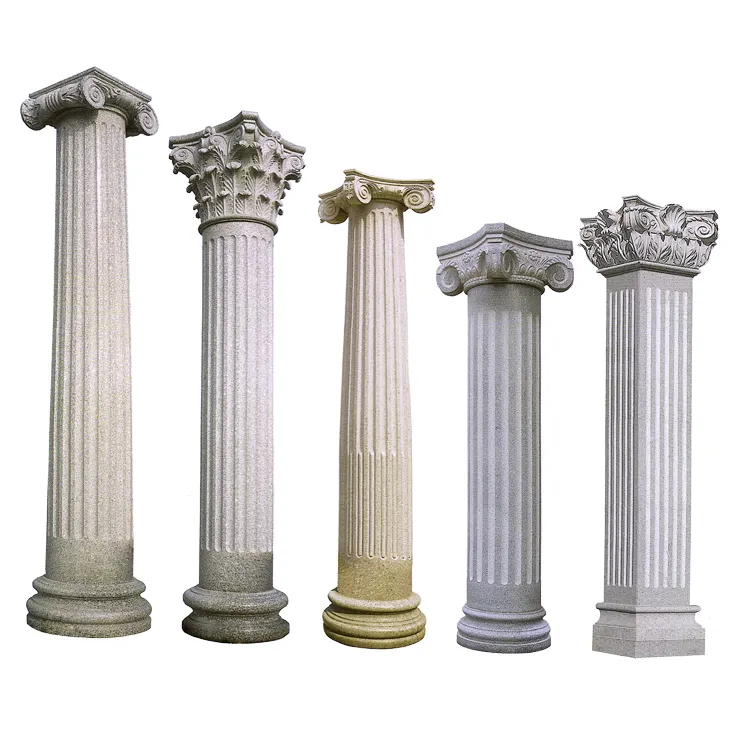 Di alta qualità e la più bella rotonda decorativa marmo colonna
