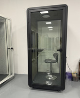 Pods de bureau privé intelligents mobiles d'intérieur insonorisés avec système de ventilation