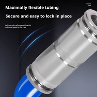 Connecteurs de tuyaux d'air pour camions de haute qualité, 4 mm, 6 mm, 8 mm, 10 mm, 12 mm, 14 mm, 16 mm, connecteurs rapides pour tuyaux d'air.
