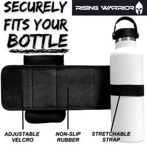 Housse de transport pour bouteille d'eau |   Support de téléphone, porte-clés de sport, pochette pour portefeuille |   Sac de sport pour bouteille d'eau, compatible AirPods, téléphone et cartes - Product Image 3