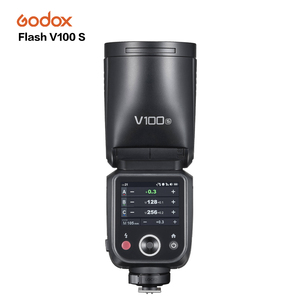 Godox V100 S TTL Li-ion cabeza redonda pantalla táctil Cámara <span class=keywords><strong>flash</strong></span> 2,4G inalámbrico TTL pantalla táctil Cámara <span class=keywords><strong>Flash</strong></span> Speedlite para Sony - Product Image 1