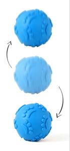 Interaktif kauçuk TPR Paw şekilli gıcırtılı lateks köpek oyuncak topu <span class=keywords><strong>Pet</strong></span> çiğnemek köpekler için sesler ile oyuncaklar oyna yavru diş çıkarma Squeaker - Product Image 2