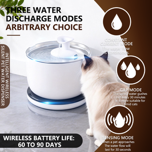 <span class=keywords><strong>2026</strong></span> Neuer Intelligenter Haustier-Wasserspender - Meistverkaufter Kabelloser Radar-Gesteuerter Automatischer Wasserspender mit UVC - Product Image 4