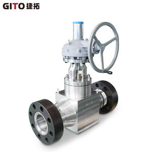 Válvula de Compuerta con Brida de Alta Presión GITO DN200 F321, Roscada Forjada, para Agua a Alta Temperatura, Accionamiento Manual - Product Image 1