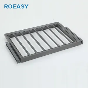 ROEASY R8005G Ausziehbarer Kleider schrank Kleider schrank Organizer Hosen Hosen regal Schiebe ausziehbares Hosen regal für Kleider schrank