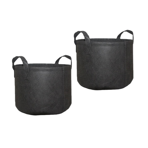 Swift Garden Supply Felt Biodegradable Non Woven Fabric Grow Bags 15 Gallon Flower Pots Outdoor Plant Growth