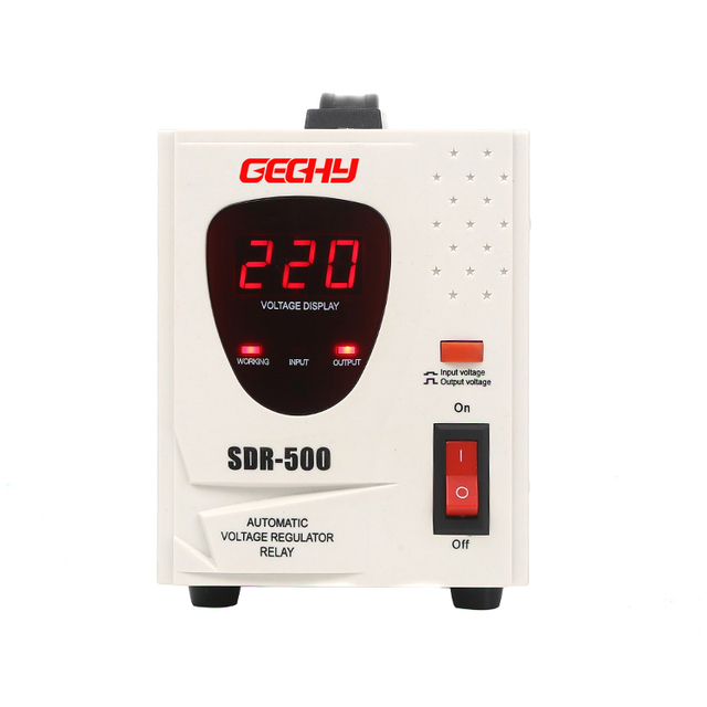 Advanced SDR 500VA Automatic Single-Phase Voltage Regulators for Household Use with 220V Output and Wide Input Range