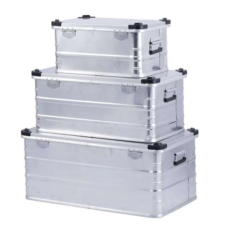 Lightweight Durability Metal Alu Box Aluminum Storage Transport Box Case