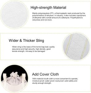 사각형 FIBC 벌크 백 점보 백 1000kg 슈퍼 색 1.5 고안전성 톤 백 건설용 - Product Image 6