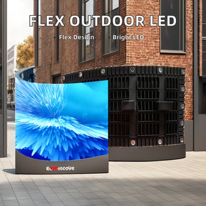 Rgx sáng tạo Ngoài Trời Linh Hoạt Màn hình LED Bảng điều chỉnh P4 mô hình với văn bản <span class=keywords><strong>video</strong></span> hoạt hình Chức năng hiển thị ngoài Trời Linh Hoạt LED MODULE - Product Image 2