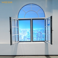 Fenêtre à battant Wazzor en promotion, personnalisée pour villa résidentielle, insonorisée, étanche, à économie d'énergie, style français