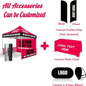 Toldo de tienda emergente portátil 10x10 personalizado toldo de fiesta plegable impermeable para eventos al aire libre estilo de Marco - Product Image 6