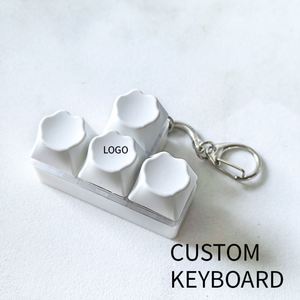 Porte-clés personnalisé avec design imprimé mignon, capuchon de clavier anti-stress, interrupteurs, bouton de clavier DIY - Product Image 3