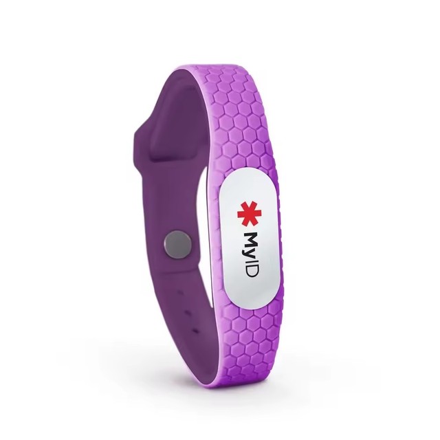 Lanson Men's Stainless Steel Medical Alert ID Bracelet Diabetes Epilepsy Alzheimer's Allergy Silicone Wristband for Men NEW