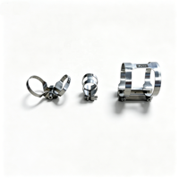 Colliers de serrage à levier en acier inoxydable, à oreilles simples ou doubles, pour tuyaux et flexibles, avec système anti-desserrage pour écrous