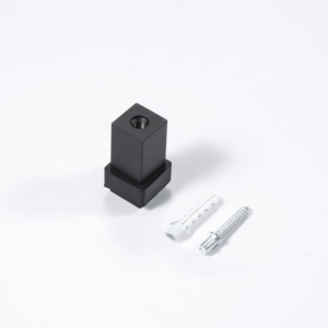 Topes de Puerta Cuadrados de <span class=keywords><strong>Goma</strong></span>, Topes de Puerta de Acero Inoxidable Macizo con Tornillos, Montaje en Suelo - Product Image 1