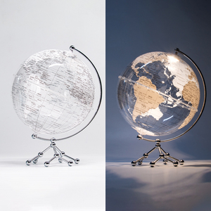 Wellfun Acrylique Planète Globe Lumière Retour À L'école Cadeaux Globe <span class=keywords><strong>Carte</strong></span> Pour <span class=keywords><strong>La</strong></span> Décoration Nouvel An Cadeaux Globe Universel <span class=keywords><strong>Terre</strong></span> - Product Image 6