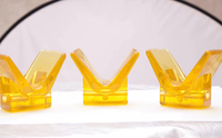 GOTRAILER Nouveaux rouleaux de remplacement/réparation pour remorque de bateau en plastique/PVC pour butée de proépaulement et support Shandong
