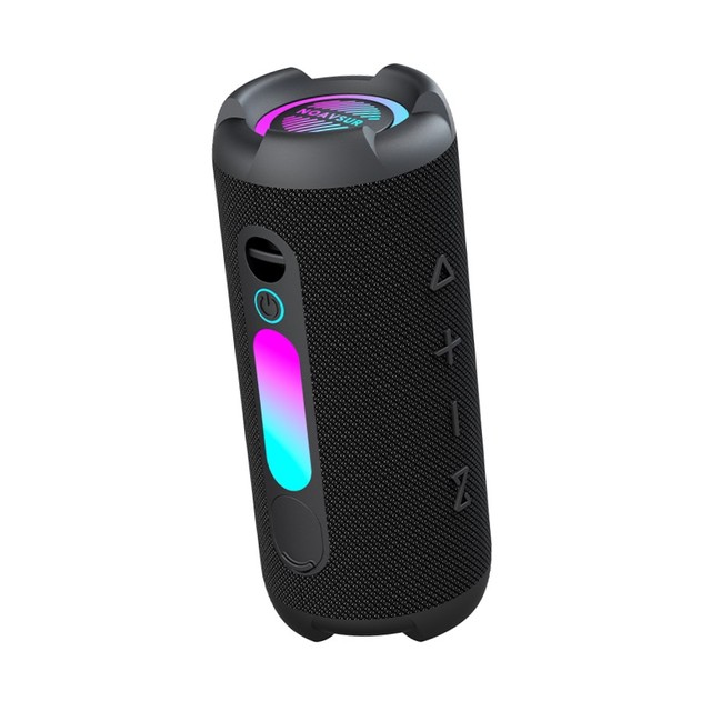 Rainproof 10W Bass Bluetooth Speaker with RGB Light TWS Fast Pairing for Home Use Beach Trip Motorcycle Ride Daily Hangout
