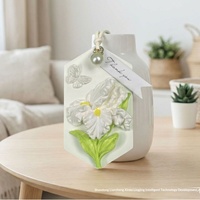 Diffuseur de parfum floral haut de gamme longue durée pour armoire et chambre, désodorisant de voiture, série Fleur d'Iris, simple et élégant