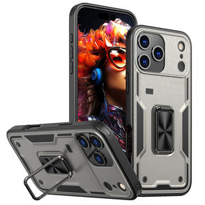 เคสป้องกัน<span class=keywords><strong>กัน</strong></span><span class=keywords><strong>กระแทก</strong></span> TPU PC เคสขาตั้งห่วงแม่เหล็กสำหรับ <span class=keywords><strong>iPhone</strong></span> 17 Pro Max 17 Air 16 15 14 12 11 <span class=keywords><strong>XR</strong></span> ปกป้องเต็มรูปแบบ - Product Image 3