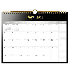 ปฏิทินตั้งโต๊ะ/แขวนผนัง คุณภาพสูง ปี 2026 แบบพลิกหน้าแนวตั้ง ปกเคลือบฟิล์ม ขนาด A4/A5/A6 แบบสั่งทำพิเศษ - Product Image 1