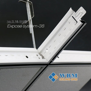 Linh Kiện Lưới Chữ <span class=keywords><strong>T</strong></span> Trần Mạ Kẽm Treo Giá Đỡ Góc Bằng Kim Loại Hệ Thống Phơi Trần Keel Sơn Lưới Trần 32/38 - Product Image 4