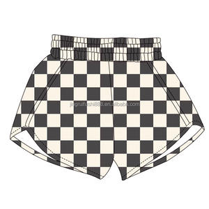 Shorts pour bébés et enfants de 0 à 16 <span class=keywords><strong>ans</strong></span>, imprimés assortis, en tissu de soie de lait, taille haute, shorts décontractés pour filles - Product Image 6