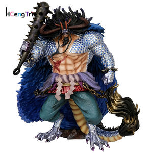 Alta calidad 33cm <span class=keywords><strong>bestia</strong></span> <span class=keywords><strong>de</strong></span> pie Kaido versión estatua modelo cuatro emperadores Kaido Anime figura ornamento juguete <span class=keywords><strong>de</strong></span> dibujos animados - Product Image 1