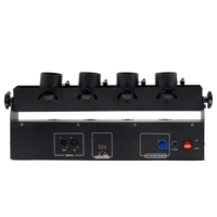Lanceur de Confettis Électrique Métallique à 4 Têtes Couleur Unique pour Célébrations DJ, Télécommande DMX512 6 Canaux 150W pour Mariages